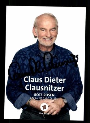 Claus Dieter Clausnitzer Rote Rosen Autogrammkarte Original Signiert ##BC 198026