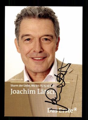 Joachim Lätsch Sturm der Liebe Autogrammkarte Original Signiert ## BC 198041