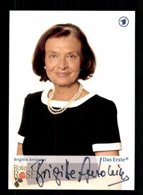 Brigitte Antonius Rote Rosen Autogrammkarte Original Signiert ## BC 198303
