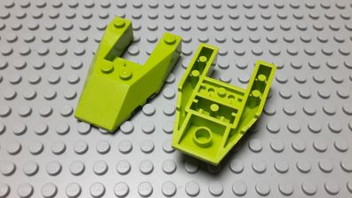 Lego 2 Keile Cockpit 6x4 Lime Hellgrün Nummer 6153b