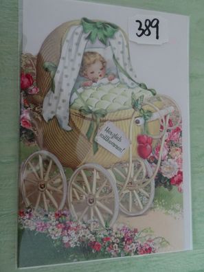 Barbara Behr Design Edition Tausendschön Baby Geburt Taufe Grußkarten