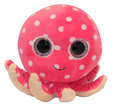 TY Beanie Boo&acute; s Plüschtier Octopus Ollie pink mit Glitzeraugen 20 cm