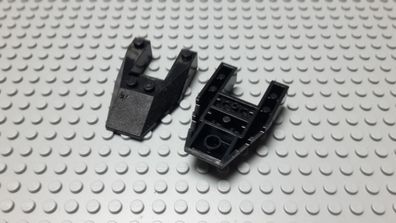 Lego 2 Keile Cockpit 6x4 Schwarz Nummer 6153b