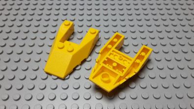 Lego 2 Keile Cockpit 6x4 Gelb Nummer 6153b