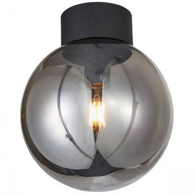 Brilliant Leuchten No. 85290-93 LED Deckenleuchte Astro E27 schwarz rauchglas 25 cm