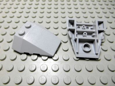 Lego 2 Keile 4x4 neuhellgrau Positiv Cockpit Nummer 48933