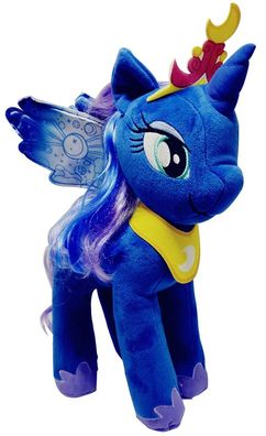 Hasbro My Little Pony Prinzessin Luna mit Krone und Flügeln Plüschfigur 35 cm