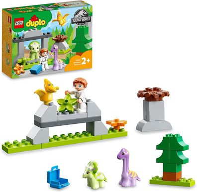 LEGO 10938 DUPLO Jurassic World Dinosaurier Kindergarten mit Baby Dino Figuren ...