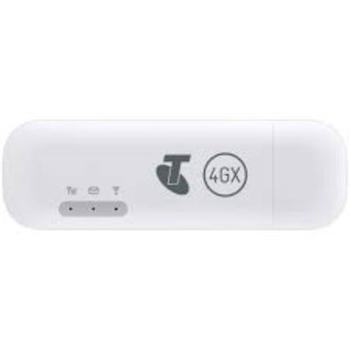 Telstra 4G 4GX Prepaid USB + WIFI Modem Hotspot E8372 Dongle White Neuware