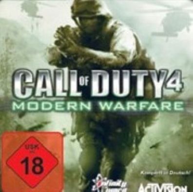 Call Of Duty 4 Modern Warfare PC 2007 Nur der Steam Key Download Code, Keine DVD