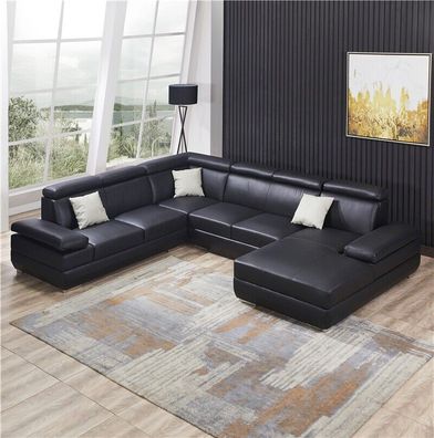 Moderne Sofa Eckgarnitur U Form Polster Ecke Couch Designer Sitz Möbel Couchen