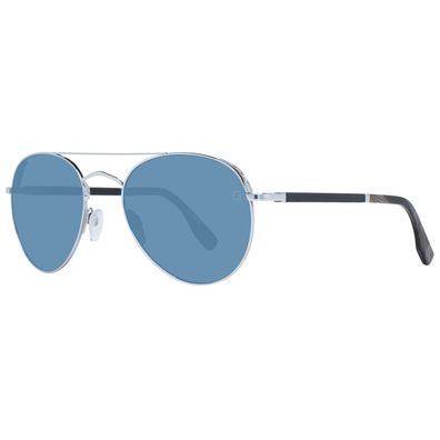 Zegna Couture Sonnenbrille ZC0002 56 18V Titan Herren Silber