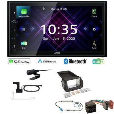 JVC Autoradio Apple CarPlay Android Auto DAB+ für Citroen Nemo ab 2008 schwarz