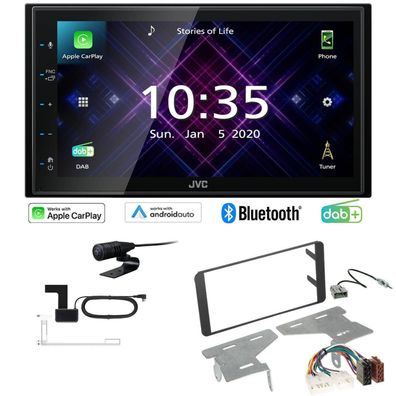 JVC Autoradio Apple CarPlay Android Auto DAB+ für Subaru BRZ ab 2012 schwarz