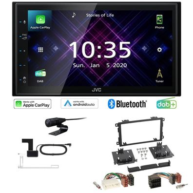 JVC Autoradio Apple CarPlay Android DAB+ für Chevrolet Tahoe Facelift 2003-2006