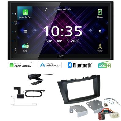 JVC Autoradio Apple CarPlay Android DAB+ für Suzuki Swift IV ab 2010 schwarz