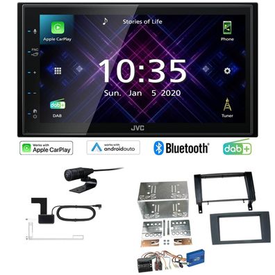 JVC Radio Apple CarPlay Android DAB+ für Mercedes Benz SLK 2004-2011 inkl Canbus