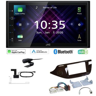 JVC Autoradio Apple CarPlay Android Auto DAB+ für KIA Cee'D ab 2012 ab 2012