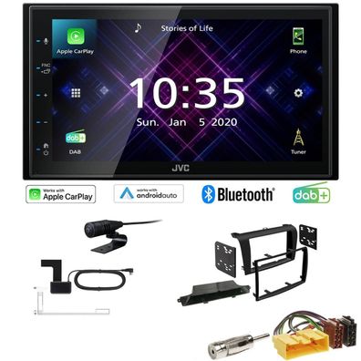 JVC Autoradio Apple CarPlay Android Auto DAB+ für Mazda 3 2003-2009 schwarz