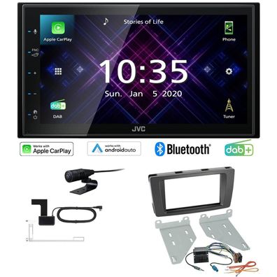 JVC Autoradio Apple CarPlay Android Auto DAB+ für Skoda Yeti schwarz ohne Canbus
