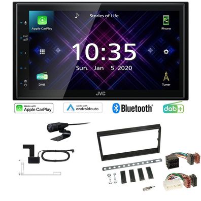 JVC Autoradio Apple CarPlay Android Auto DAB+ für Ssangyong Actyon schwarz