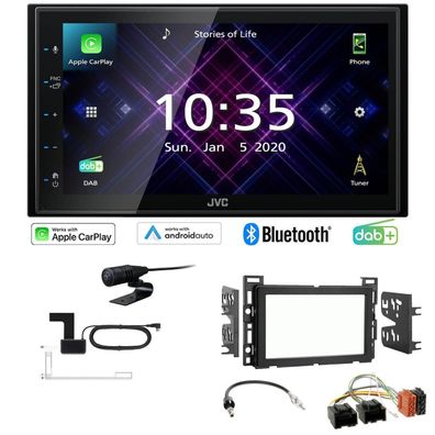 JVC Autoradio Apple CarPlay Android DAB+ für Chevrolet Malibu 2004-2012 schwarz