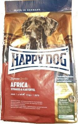 12,5kg Happy Dog Africa Hundefutter