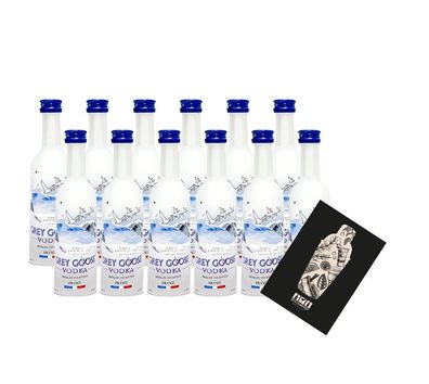 Grey Goose Vodka Minis - 12x 50ml (40% Vol)