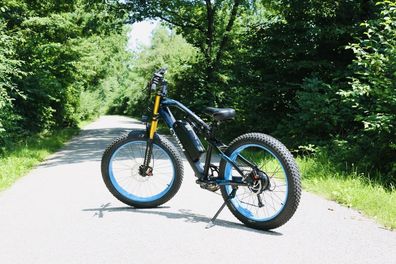 26" E-Bike, Letugo Fatbike SR900, Elektrofahrrad 1000 Watt, E-Mountainbike
