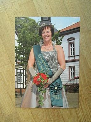 5. Blomberger Nelkenkönigin 2014-2016 Bianca Pollmann - handsigniertes Autogramm!!!
