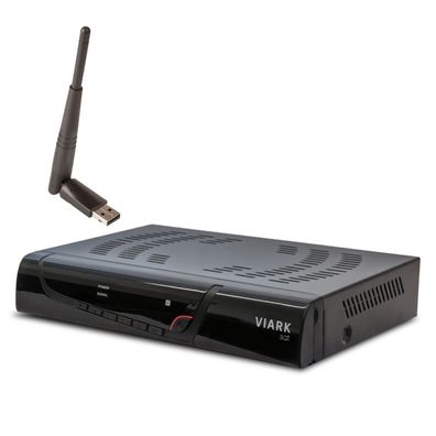 Viark Sat Full HD Sat H.265 HEVC Receiver DVB-S2 IP 1080p WLAN Cardreader