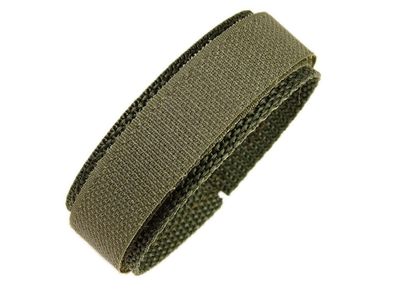 Minott Ersatzband Uhrenarmband Textilband Klettband Olive 16mm