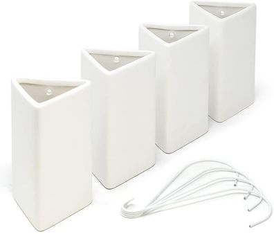 Joejis Heizkörper Luftbefeuchter 4er-Set/ Luftbefeuchter Heizung aus Keramik weiß