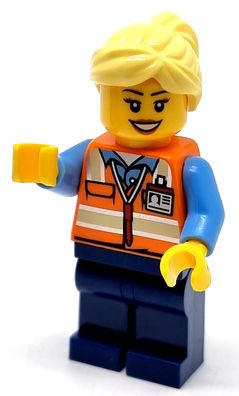 LEGO City Eisenbahn 60198 Figur Leitstelle Wärterin