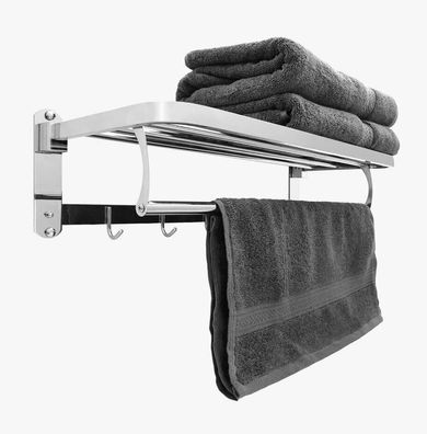 JOEJI’S Kitchen Handtuchstange »Handtuchhalter mit Ablage - 60cm Handtuchhalter
