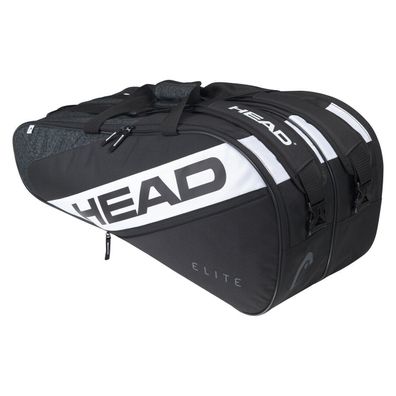 Head Elite 9R Supercombi Black/ White Tennistasche