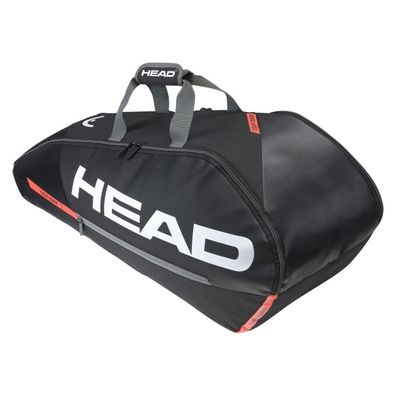 Head Tour Team 6R Combi Black/ Orange Tennistasche