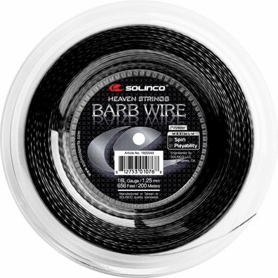 Solinco Barb Wire 16 1,30 mm 200 m Tennissaiten Tennis Strings