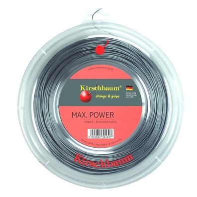 Kirschbaum Max Power 1,30 mm grau 200 m Tennissaiten