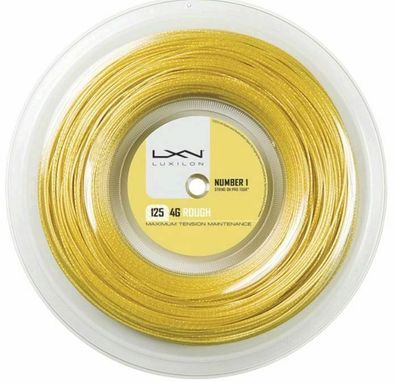 Luxilon 4G Rough gelb 1.25 mm 200 Tennissaite