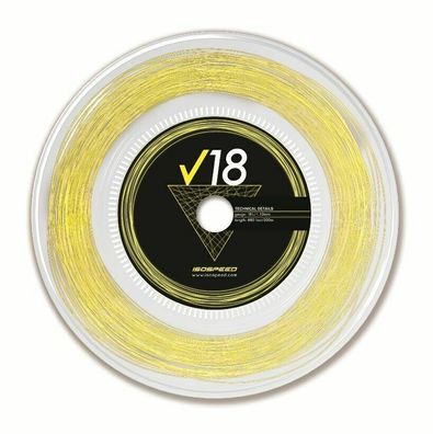 Isospeed V18 1,12 mm gelb 200 m Tennissaiten