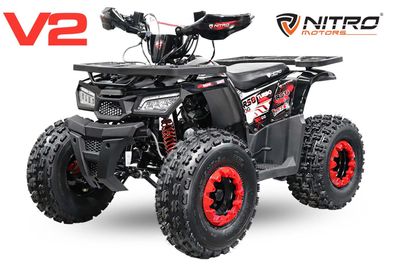NITRO MOTORS 150cc midi Kinder Quad Rocco RS8-3G Platin Midiquad ATV