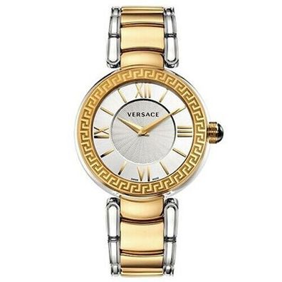 Versace VNC220017 Leda bicolor gold silber Edelstahl Armband Uhr Damen NEU
