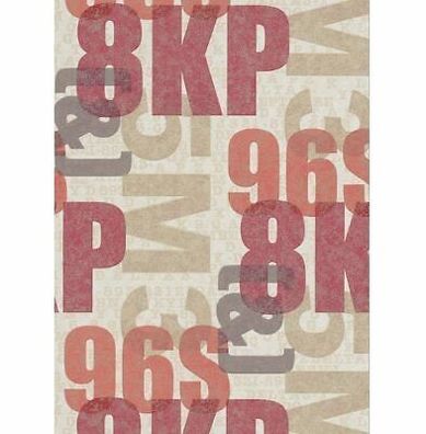 Erismann Tapete Vlies Make Up 6963-06 Rot Grau Creme stylisch Grafisch