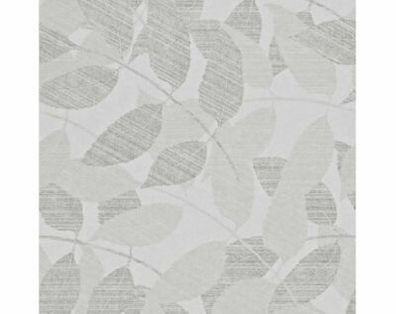 Rasch Textil Tapete Vlies Indigo 226330 Weiß Silber stylisch Blätter Floral