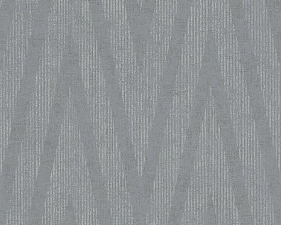 A.S. Création Vliestapete Titanium 30645-3 stylische Streifen Grau Metallic