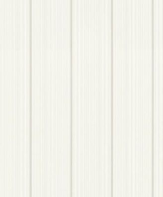 Rasch Tapete Selection 433111 Creme Weiß stylisch Streifen Vliestapete Vlies