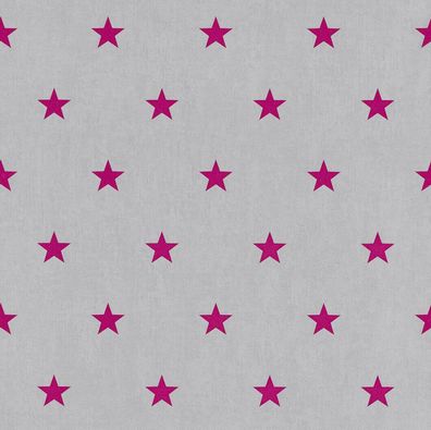 Rasch Tapete Selection 247619 Grau Pink stylischKinderzimmer Stern