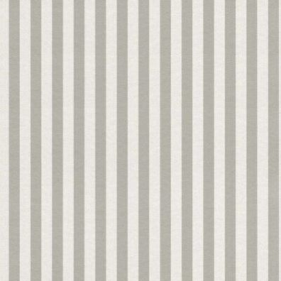 Rasch Textil Tapete Petite Fleur 288956 Grau Silber Weiß Streifen Vliestapete