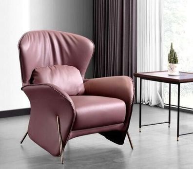 Sessel Design Couch Sofa Relax Leder Lounge Club Polster Sitzer Luxus Leder S